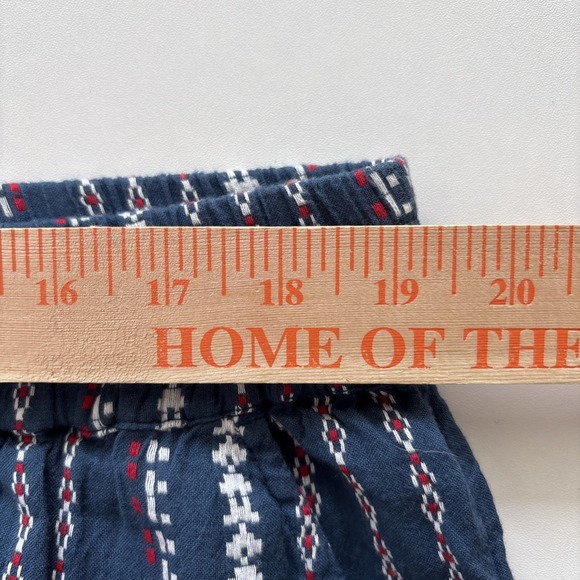 Sundance Women's Size XL Talia Easy Blue/Multicolor Striped Pants With Pocket's - Picture 10 of 12